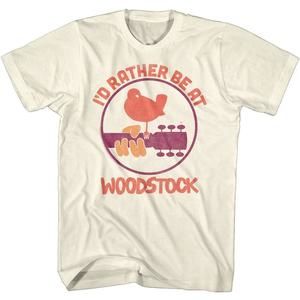 Id Rather Be At Woodstock Unisex T-Shirt